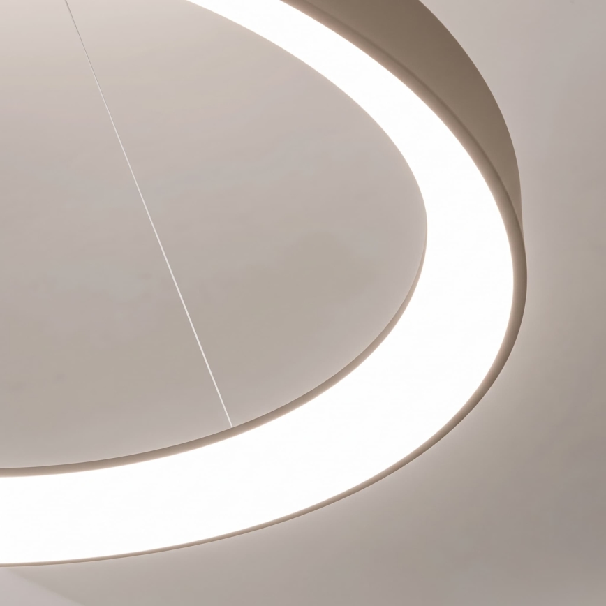 BRILAGI - LED dimmbarer Pendelleuchte an Kabel FALCON II LED/108W/230V 3000-6500K Ø 80 cm beige + Fernbedienung