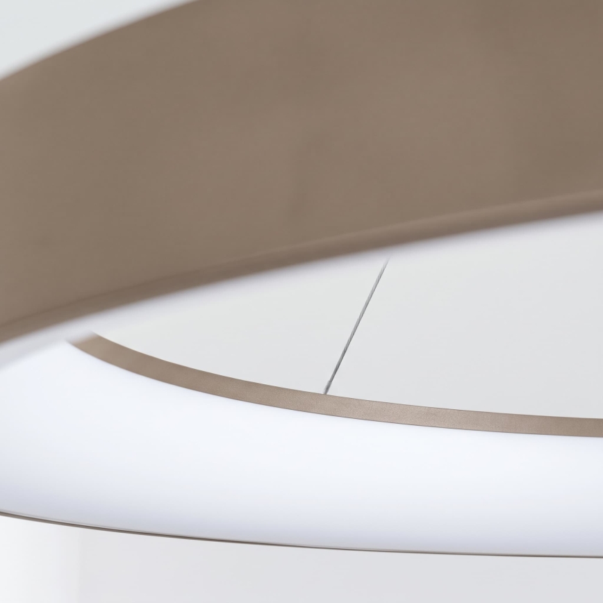 BRILAGI - LED dimmbarer Pendelleuchte an Kabel FALCON II LED/108W/230V 3000-6500K Ø 80 cm beige + Fernbedienung