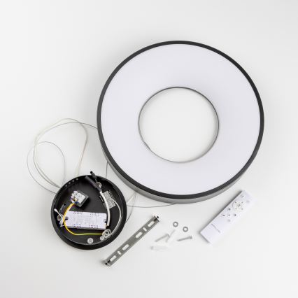 Brilagi - LED-dimmbare Pendelleuchte an Kabel FALCON II LED/67W/230V 3000-6500K Ø 40 cm schwarz + Fernbedienung