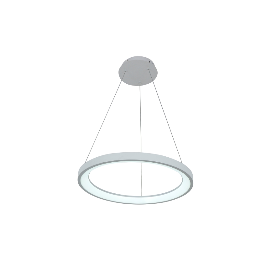 Brilagi - Dimmbare LED-Pendelleuchte an Seil FALCON SLIM LED/42W/230V 3000-6500K Ø 50 cm weiß + Fernbedienung