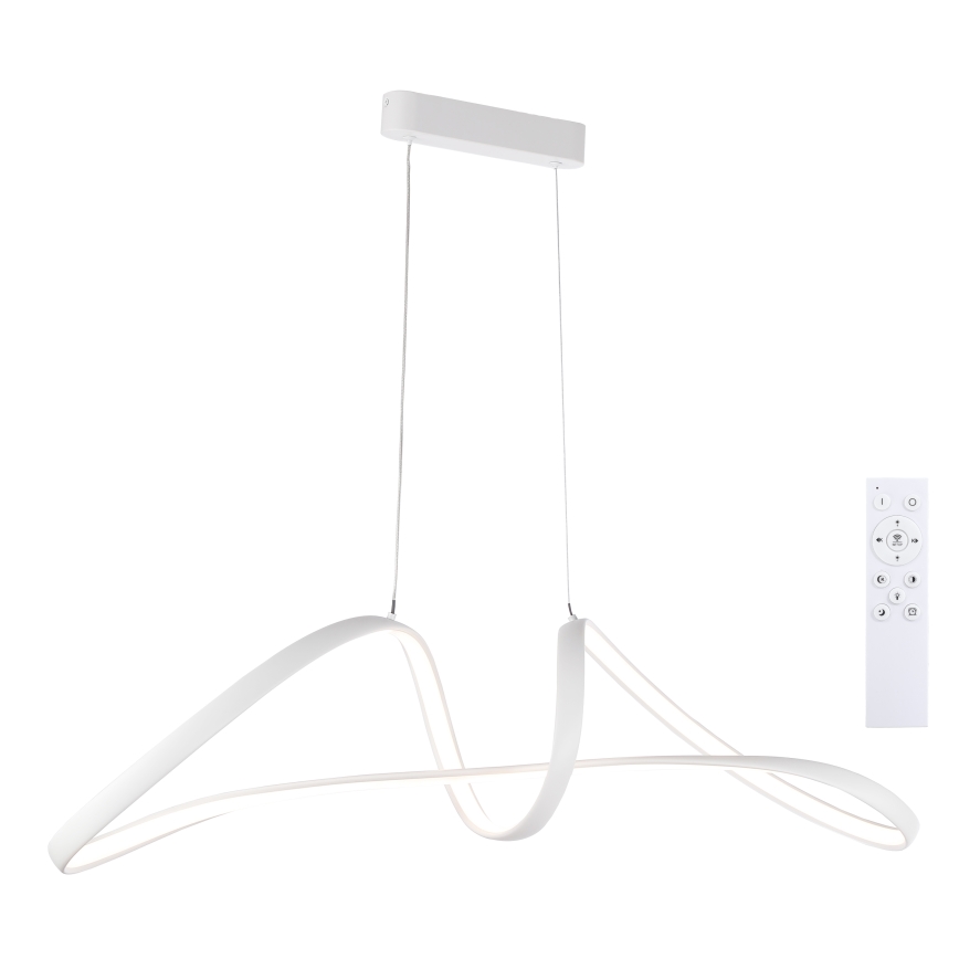 Brilagi - Dimmbare LED-Pendelleuchte TWISTER LED/60W/230V 3000-6000K Weiß + Fernbedienung