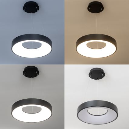 Brilagi - LED-dimmbare Pendelleuchte an Kabel FALCON II LED/67W/230V 3000-6500K Ø 40 cm schwarz + Fernbedienung