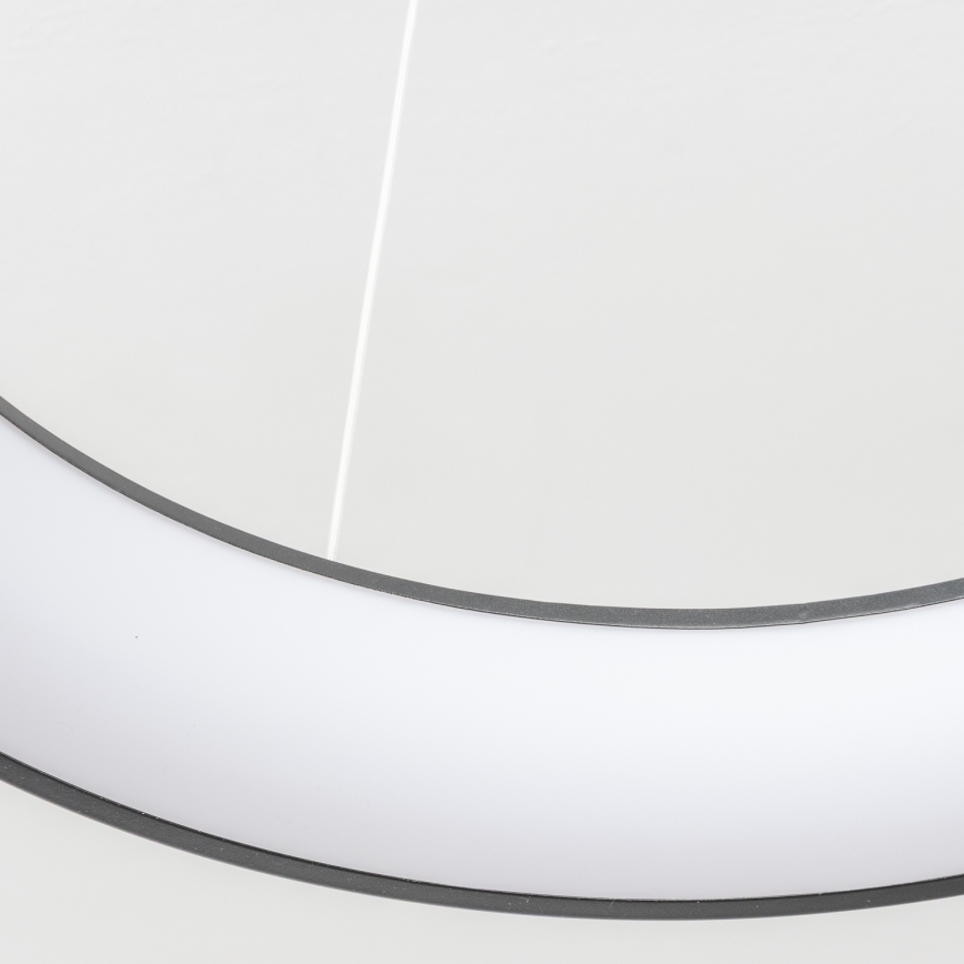 Brilagi - LED-dimmbare Seil-Pendelleuchte FALCON II LED/99 W/230 V 3000–6500 K Ø 60 cm schwarz + Fernbedienung