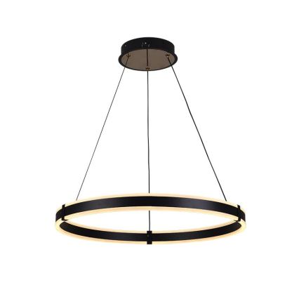 Brilagi - LED-dimmbare Pendelleuchte an Kabel CIRCLE LED/85W/230V 3000-6500K Ø 60 cm schwarz/gold + Fernbedienung