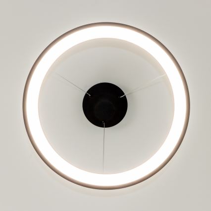 Brilagi - LED-dimmbare Pendelleuchte FALCON SLIM LED/42W/230V 3000–6500 K Ø 50 cm schwarz + Fernbedienung