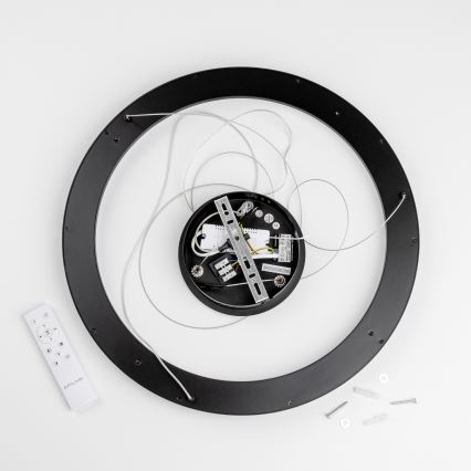 Brilagi - LED-dimmbare Pendelleuchte FALCON SLIM LED/42W/230V 3000–6500 K Ø 50 cm schwarz + Fernbedienung