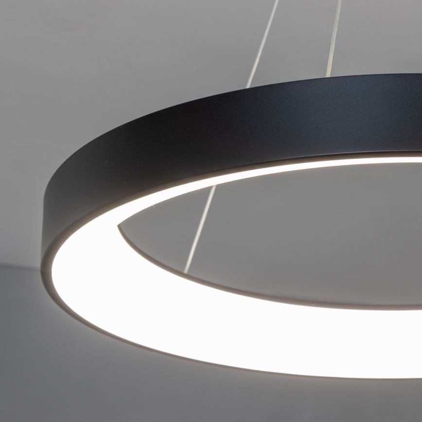 Brilagi - LED-dimmbare Pendelleuchte FALCON II LED/99W/230V 3000–6500K Ø 60 cm schwarz + Fernbedienung