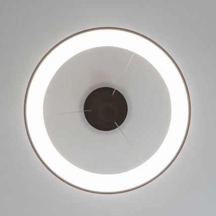 Brilagi - LED-dimmbare Pendelleuchte FALCON II LED/99W/230V 3000–6500K Ø 60 cm schwarz + Fernbedienung