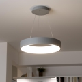 Brilagi - LED dimmbare Pendelleuchte mit Seilaufhängung FALCON LED/40W/230V 3000–6500K Ø 45 cm grau + Fernbedienung