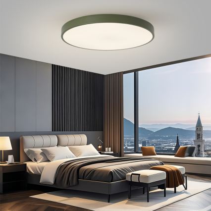 Brilagi - dimmbare LED-Poolleuchte POOL SMART LED/128W/230V Ø 100 cm 3000–6000 K Wi‑Fi Tuya + Fernbedienung, grün
