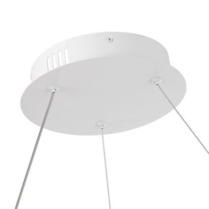 Brilagi - LED-dimmbare Pendelleuchte an Kabel TWISTER LED/75W/230V 3000-6000K Ø 70 cm weiß + Fernbedienung