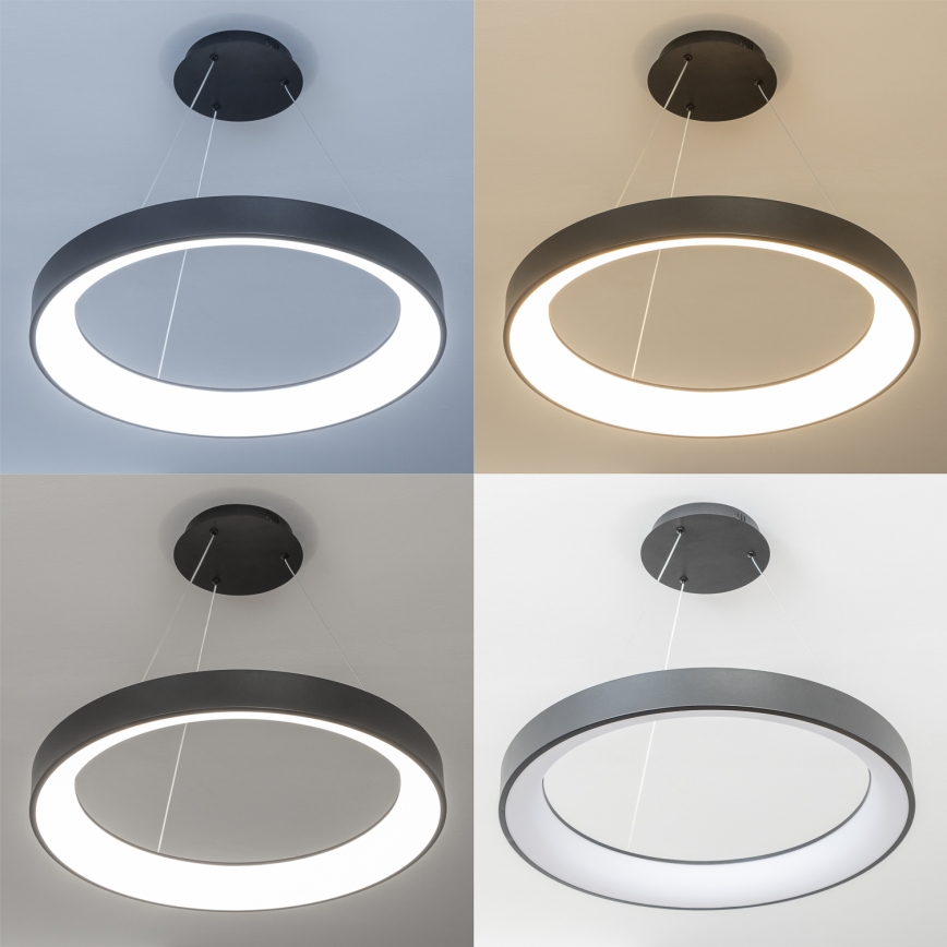 Brilagi - Dimmbare LED-Pendelleuchte FALCON II LED/99W/230V 3000-6500K Ø 60 cm schwarz + Fernbedienung