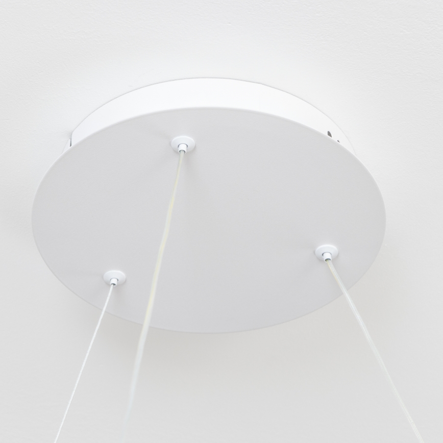 BRILAGI - LED-dimmbare Pendelleuchte an Seil FALCON II LED/99W/230V 3000-6500K pr. 60 cm weiß + Fernbedienung