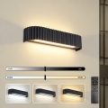 BRILAGI - LED dimmbare Wandleuchte FALCON MODERN LED/14W/230V 3000-6000K 40 cm schwarz + Fernbedienung
