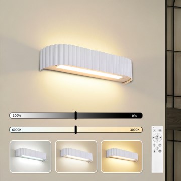 Brilagi - LED-dimmbare Wandleuchte FALCON MODERN LED/14W/230V 3000-6000K 40 cm weiß + Fernbedienung