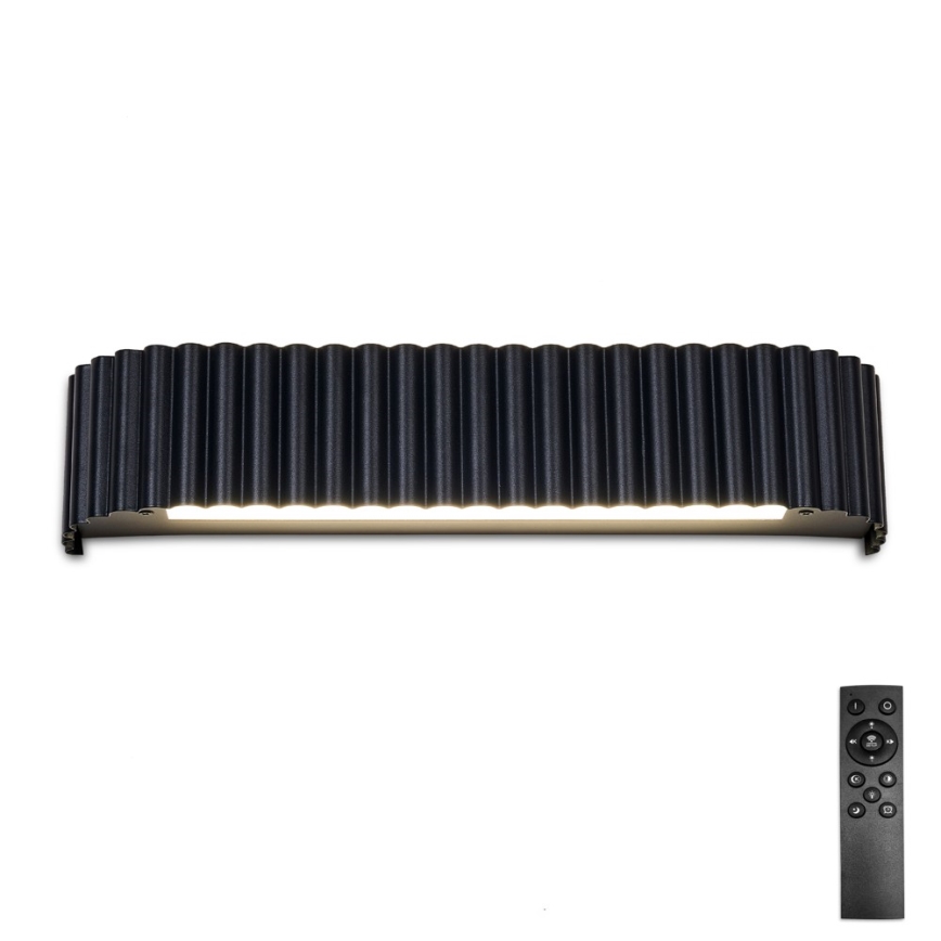 BRILAGI - LED dimmbare Wandleuchte FALCON MODERN LED/14W/230V 3000-6000K 40 cm schwarz + Fernbedienung