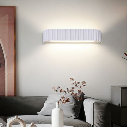 Brilagi - LED-dimmbare Wandleuchte FALCON MODERN LED/14W/230V 3000-6000K 40 cm weiß + Fernbedienung