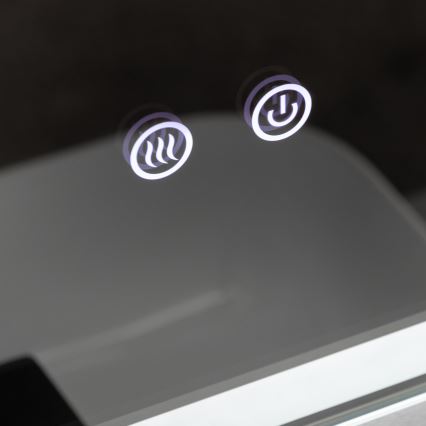 Brilagi - LED-beheizter Badezimmerspiegel BELLA LED/16W/230V 60x60 cm IP44 CRI 90 dimmbar + CCT