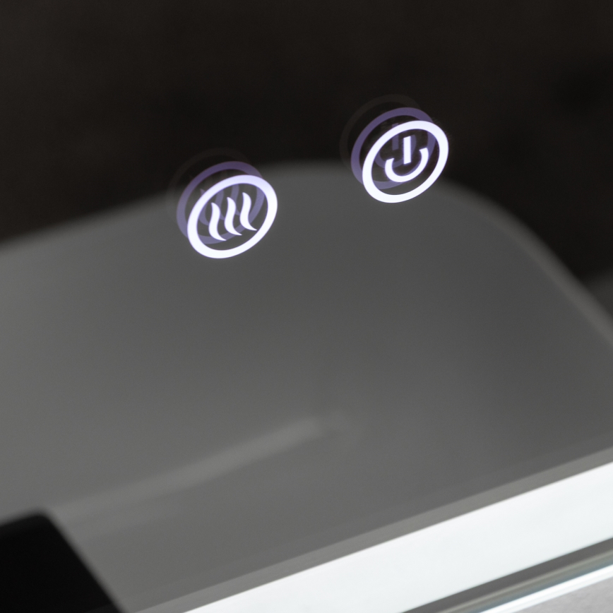 Brilagi - LED-beheizter Badezimmerspiegel BELLA LED/16W/230V 60x60 cm IP44 CRI 90 dimmbar + CCT