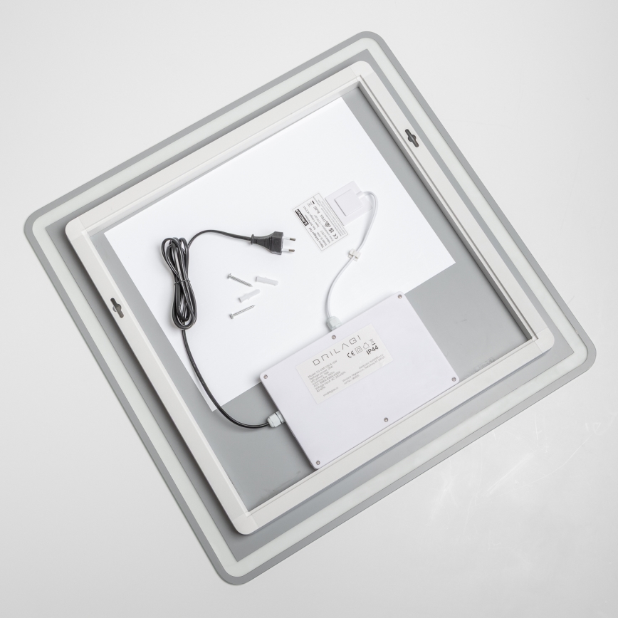 Brilagi - LED-beheizter Badezimmerspiegel BELLA LED/16W/230V 60x60 cm IP44 CRI 90 dimmbar + CCT