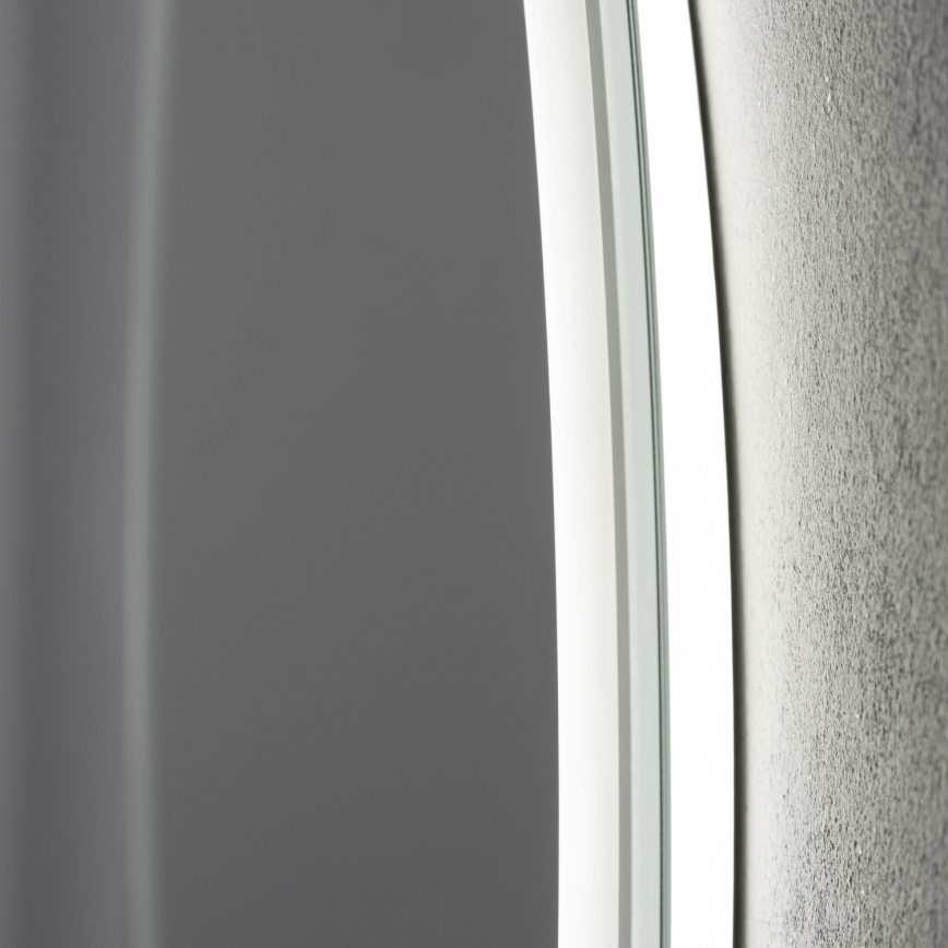 Brilagi - LED-beheizter Badezimmerspiegel AVA ECO LED/11,5W/230 V Ø 60 cm IP44 CRI 90 dimmbar + CCT