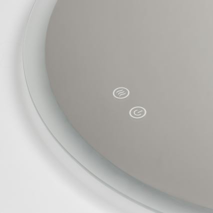 Brilagi - LED beheizter Badezimmerspiegel CLARA PRO LED/19W/230V Ø 60 cm IP44 CRI 90 dimmbar + CCT