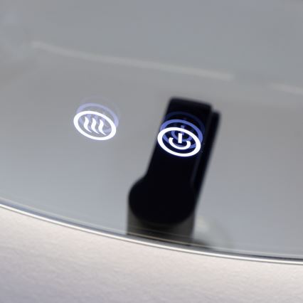 Brilagi - LED-beheizter Badezimmerspiegel DEMI ECO LED/12W/230V Ø 60 cm IP44 CRI 90 dimmbar + CCT