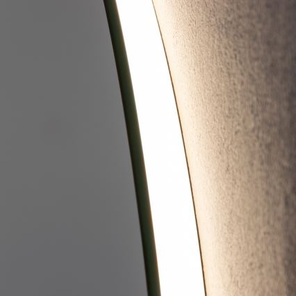 Brilagi - LED-beheizter Badezimmerspiegel DEMI ECO LED/12W/230V Ø 60 cm IP44 CRI 90 dimmbar + CCT