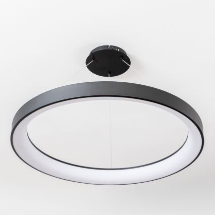 Brilagi - LED-dimmbare Hängeleuchte mit Seilabhängung FALCON II LED/108W/230V 3000-6500K Ø 80 cm schwarz + Fernbedienung