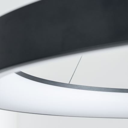 Brilagi - LED-dimmbare Hängeleuchte mit Seilabhängung FALCON II LED/108W/230V 3000-6500K Ø 80 cm schwarz + Fernbedienung