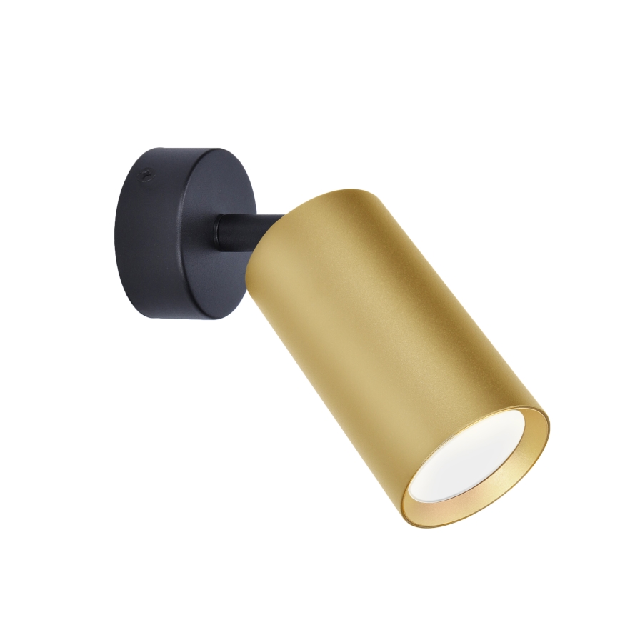 Brilagi - Dimmbares LED RGBW-Spot SELE GOLDEN 1xGU10/4,8W/230V 3000K schwarz/gold + Fernbedienung