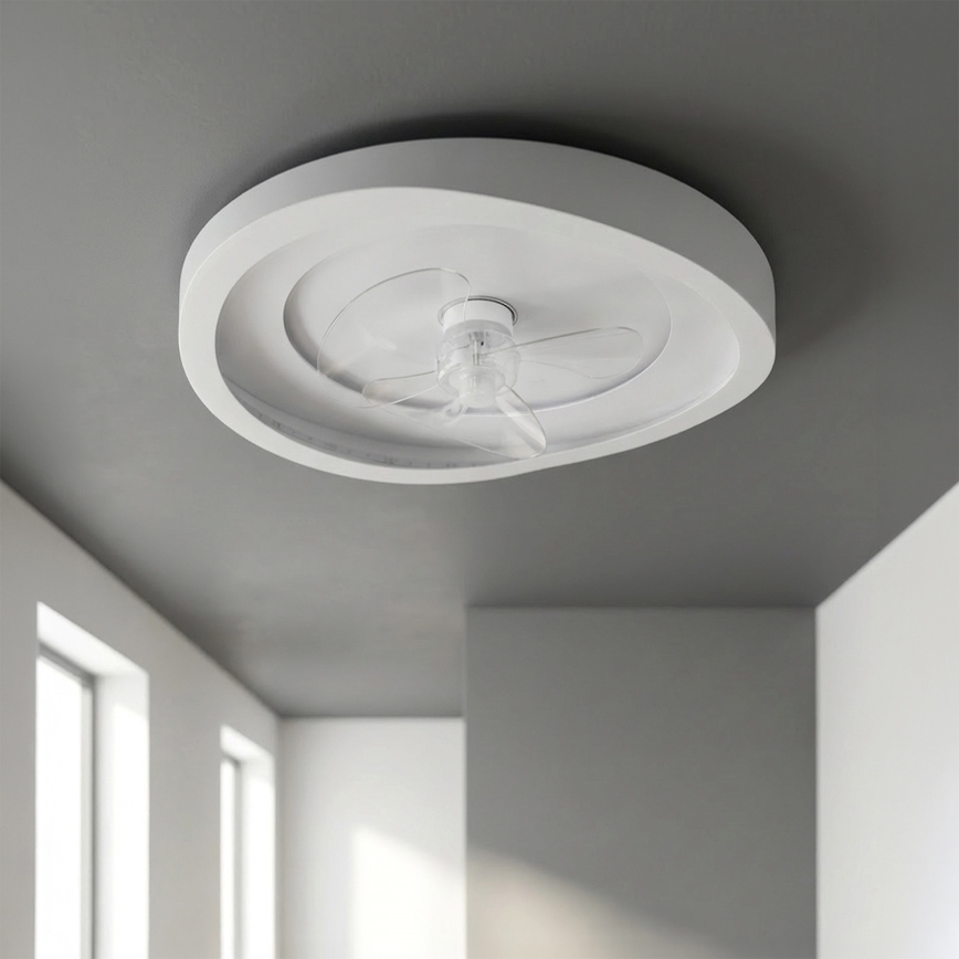 Brilagi - Dimmbarer LED-Deckenventilator LED/80W/230V 3000-6500K Ø 50 cm weiß + Fernbedienung