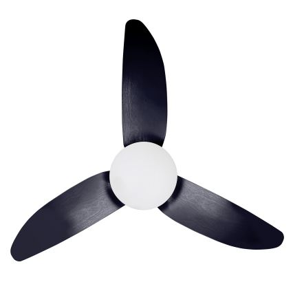 Brilagi - LED dimmbarer Deckenventilator LED/30W/230V 3000-6500K schwarz + Fernbedienung