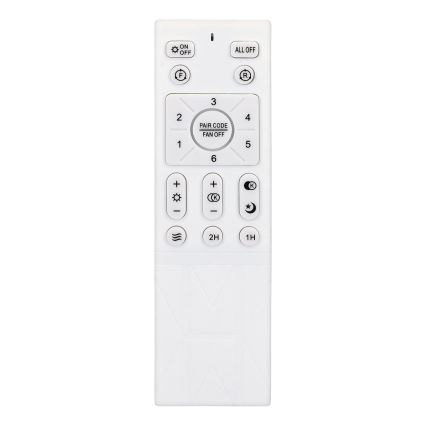 Brilagi - LED dimmbarer Deckenventilator LED/30W/230V 3000-6500K schwarz + Fernbedienung