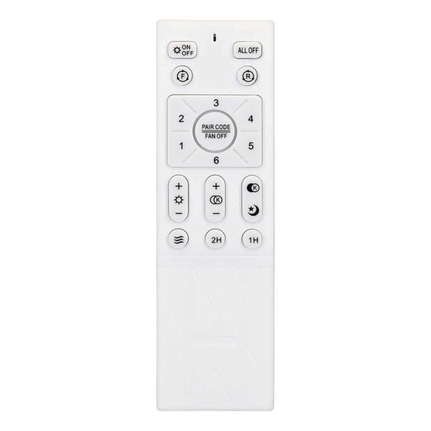 Brilagi - LED dimmbarer Deckenventilator LED/30W/230V 3000-6500K schwarz + Fernbedienung