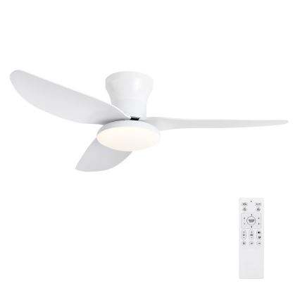 Brilagi - LED dimmbarer Deckenventilator LED/30W/230V 3000-6500K Weiß + Fernbedienung