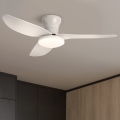 Brilagi - LED dimmbarer Deckenventilator LED/30W/230V 3000-6500K Weiß + Fernbedienung