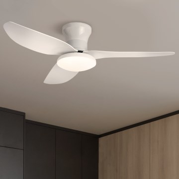 Brilagi - LED dimmbarer Deckenventilator LED/30W/230V 3000-6500K Weiß + Fernbedienung