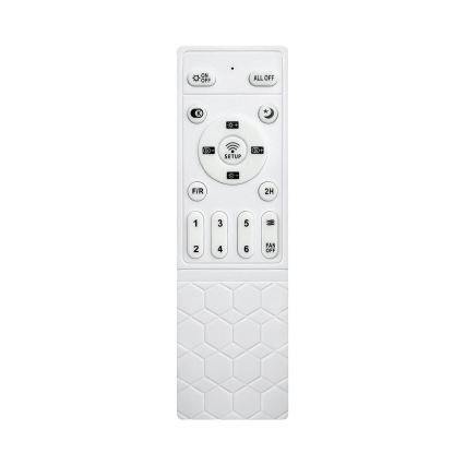 Brilagi - LED-dimmbarer Deckenventilator LED/32W/230V 3000-6500K Ø 95 cm schwarz/braun + Fernbedienung