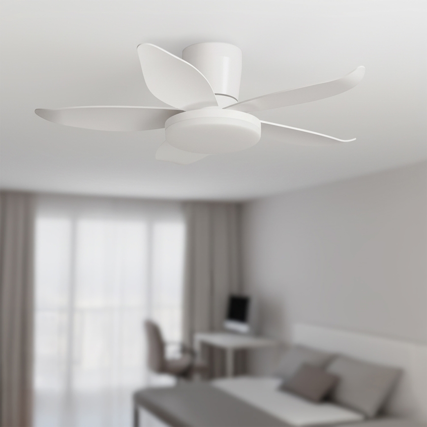 Brilagi - Dimmbarer LED-Deckenventilator LED/32W/230V Ø 95 cm weiß + Fernbedienung