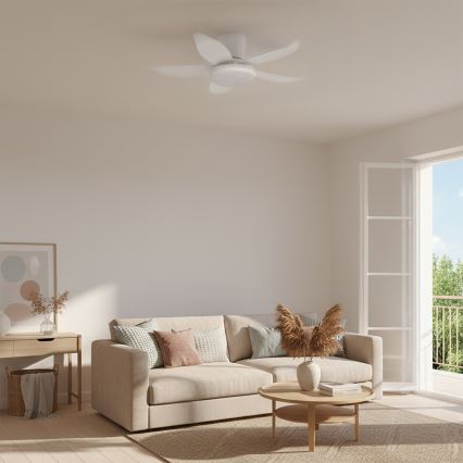 Brilagi - Dimmbarer LED-Deckenventilator LED/32W/230V Ø 95 cm weiß + Fernbedienung