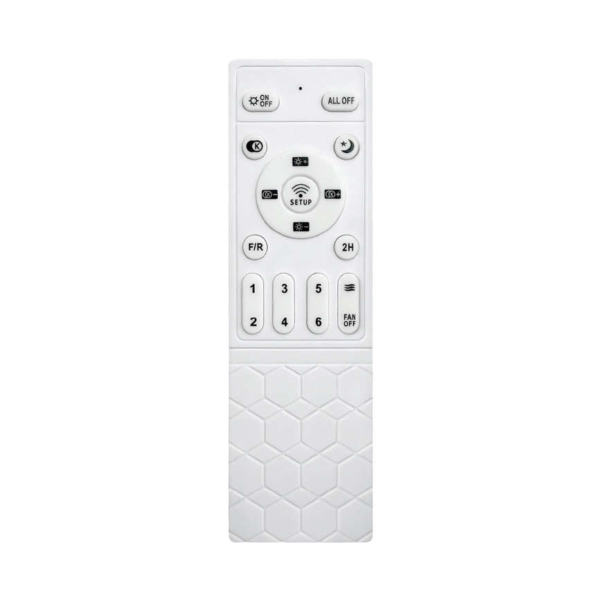 Brilagi - Dimmbarer LED-Deckenventilator LED/32W/230V Ø 95 cm weiß + Fernbedienung