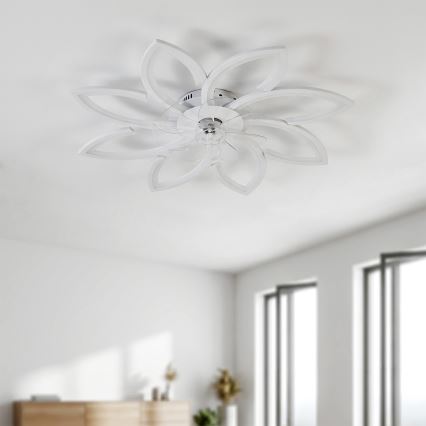 Brilagi - Dimmbarer LED-Deckenventilator LED/43W/230V 3000-6500K Ø 90 cm weiß + Fernbedienung
