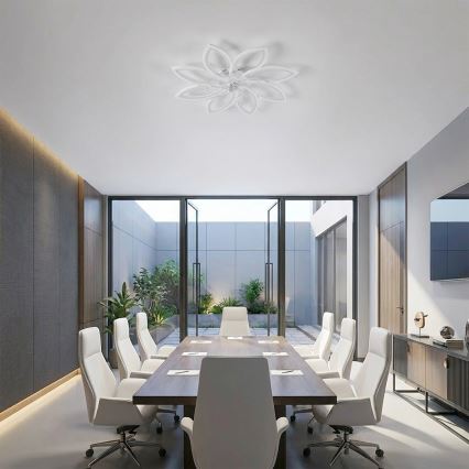 Brilagi - Dimmbarer LED-Deckenventilator LED/43W/230V 3000-6500K Ø 90 cm weiß + Fernbedienung