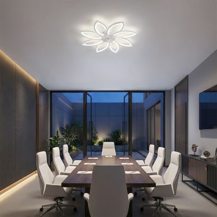Brilagi - Dimmbarer LED-Deckenventilator LED/43W/230V 3000-6500K Ø 90 cm weiß + Fernbedienung