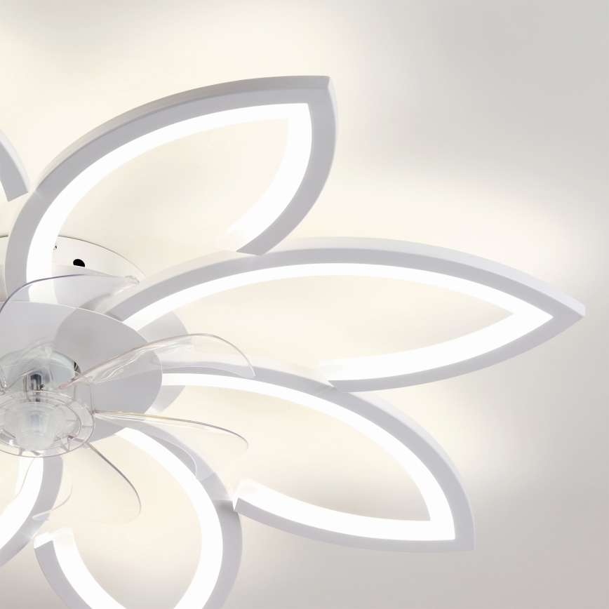 Brilagi - Dimmbarer LED-Deckenventilator LED/43W/230V 3000-6500K Ø 90 cm weiß + Fernbedienung
