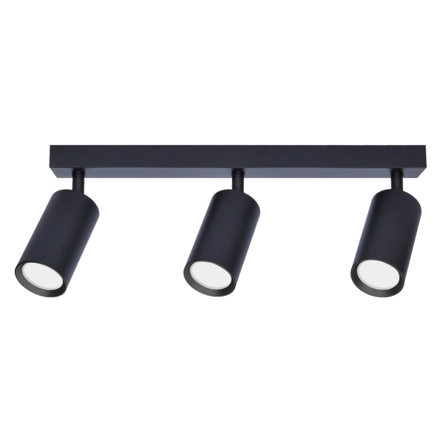 Brilagi - LED RGBW dimmbarer Deckenspot SELE 3xGU10/4,8W/230V 3000K schwarz + Fernbedienung