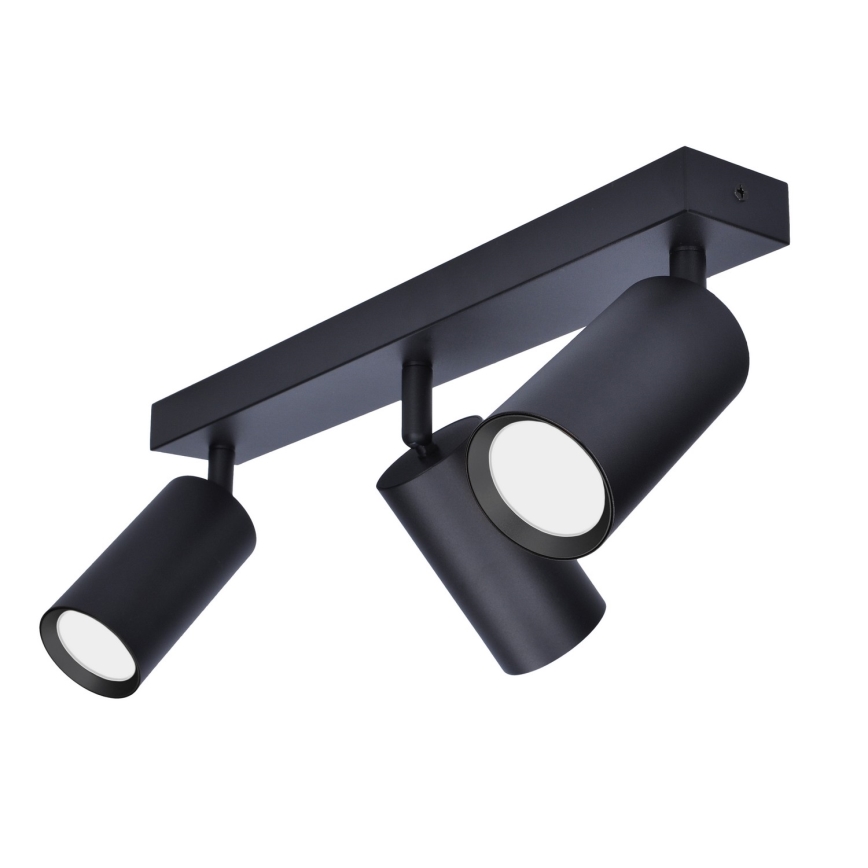 Brilagi - LED RGBW dimmbarer Deckenspot SELE 3xGU10/4,8W/230V 3000K schwarz + Fernbedienung