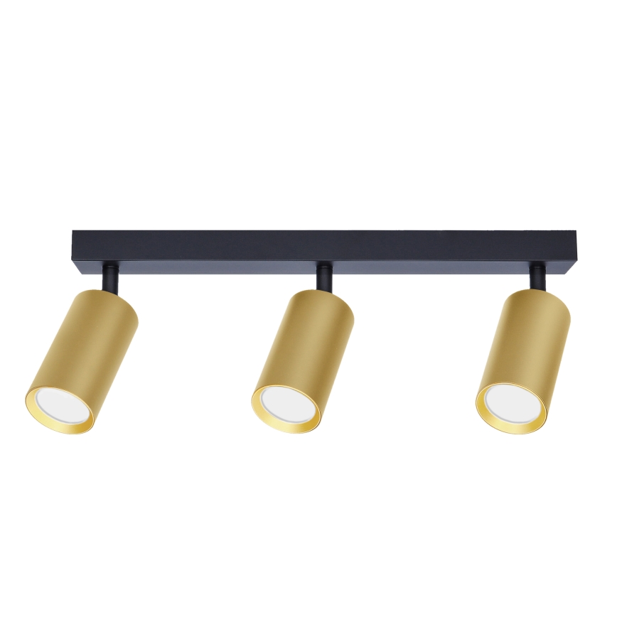Brilagi - LED-dimmbarer Deckenspot SELE GOLDEN 3xGU10/6W/230V 3000K schwarz/gold