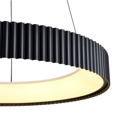 Brilagi - LED-dimmbare Hängeleuchte an Stahlseil FALCON MODERN LED/54W/230V 3000–6500K Ø 60 cm schwarz + Fernbedienung